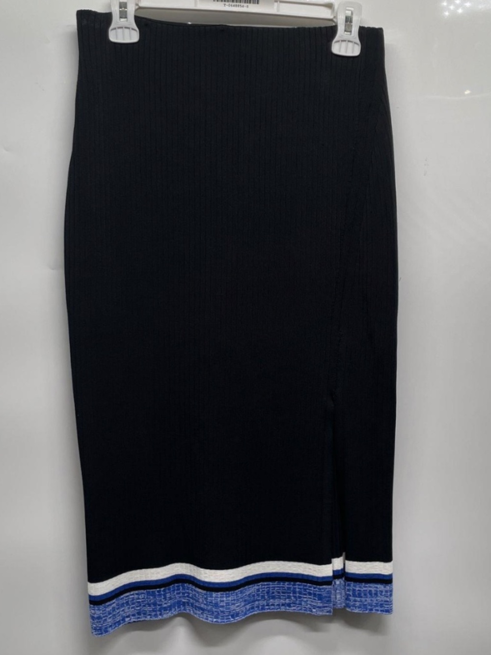 Rag & Bone Black Knitted Stretch Pencil Skirt Sz M